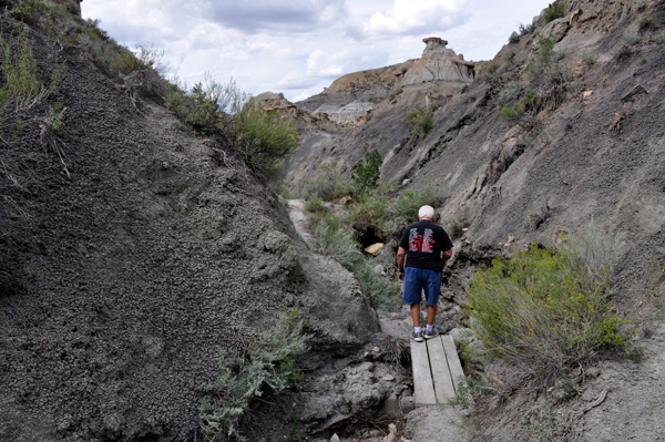 Lee Duquette on the Cap Rock trail